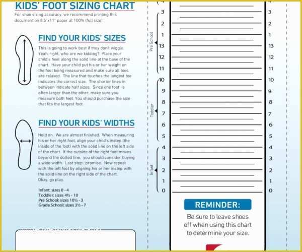 Free Size Chart Template Of Free Printable Women Shoe Size Chart ...