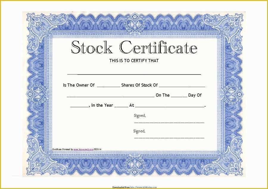 Printable Disney Stock Certificate 2023 Calendar Printable