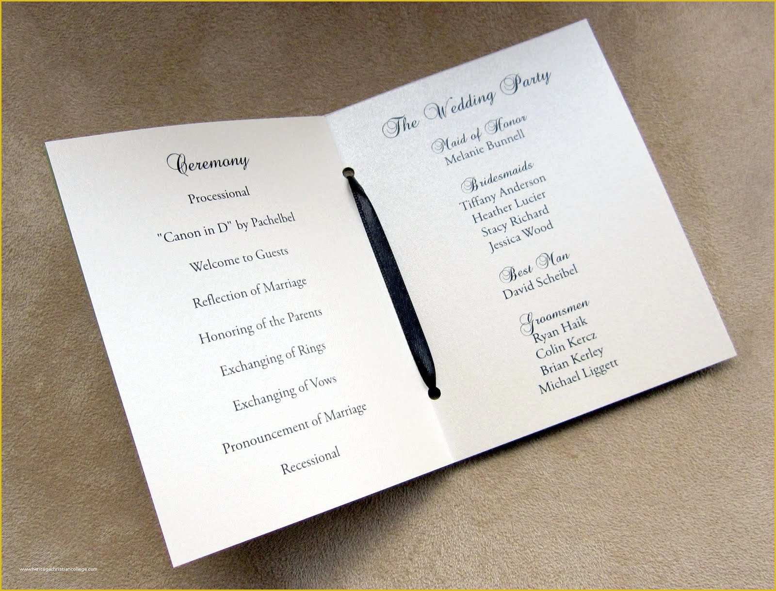 Free Template For Program Booklet Of Wedding Programs Booklet Template 