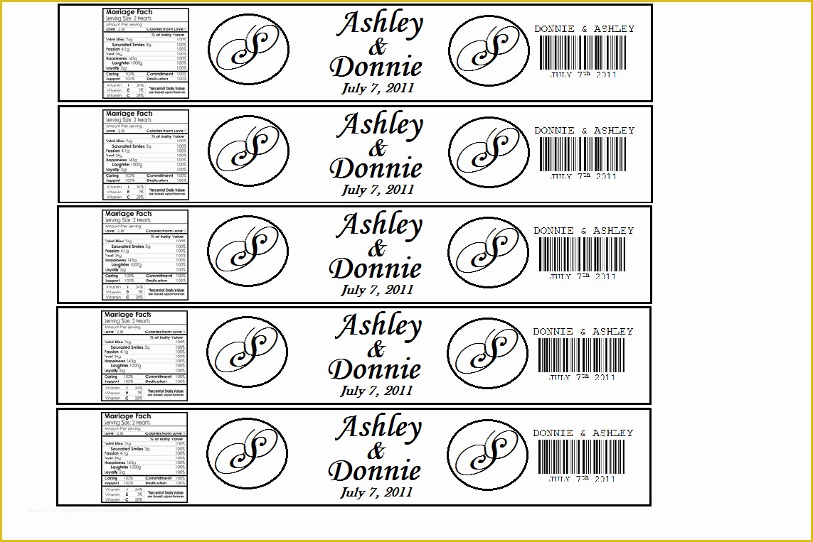 Free Water Bottle Label Template Of The Hillbilly Princess Diaries Diy