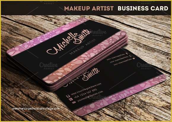  Free Website Templates For Makeup Artist Of Makeup Artist Business Card 