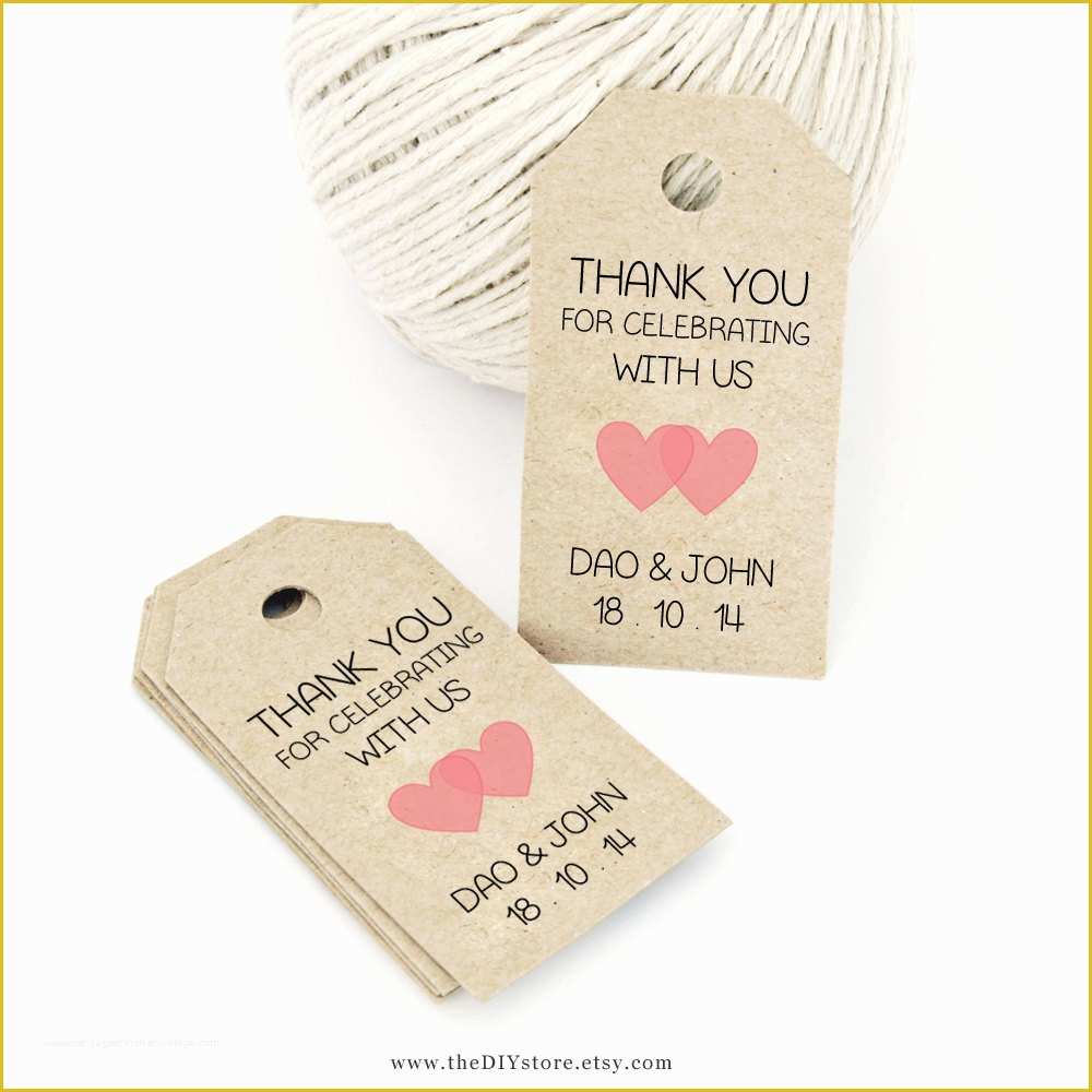 Free Wedding Tags Template Of Favor Tag Template Printable Small Double 