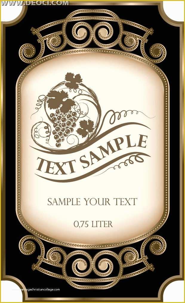 Free Wine Label Template Of Free Wine Label Templates Invitation