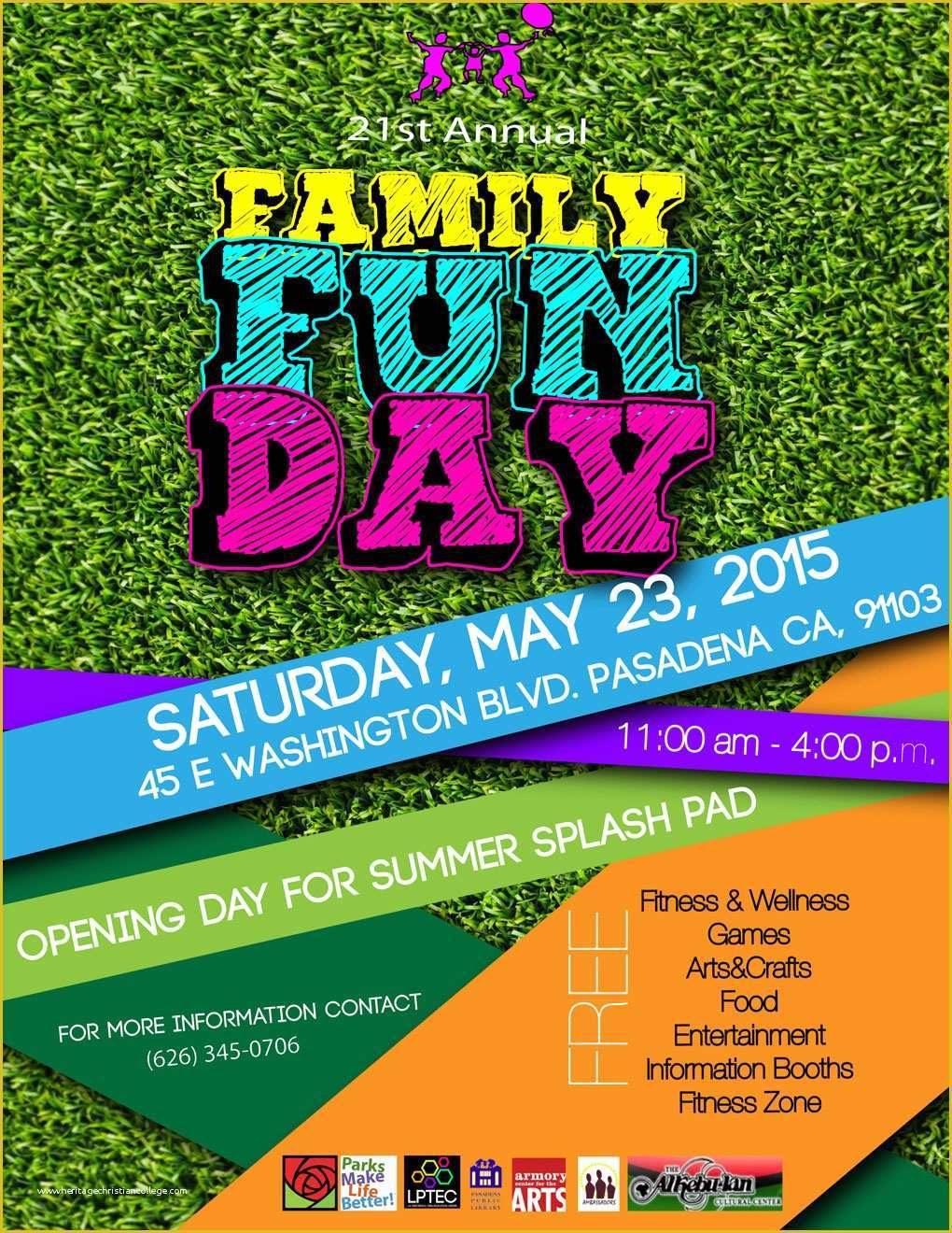 Fun Day Flyer Template Free Of Celebrate Health and Wellness at Free Family Fun Day May