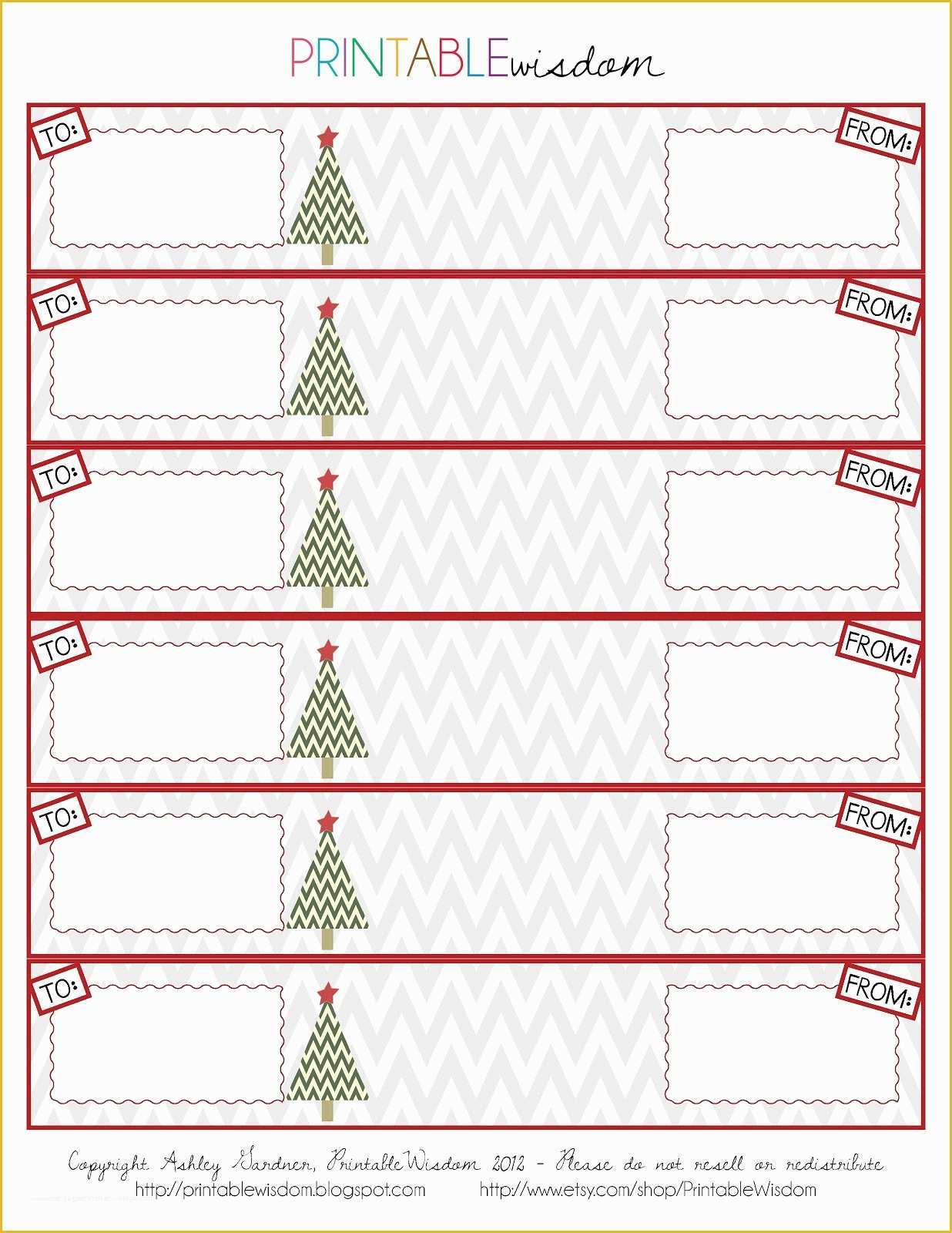 Holiday Labels Template Free Of Free Printable Christmas Address Labels ...