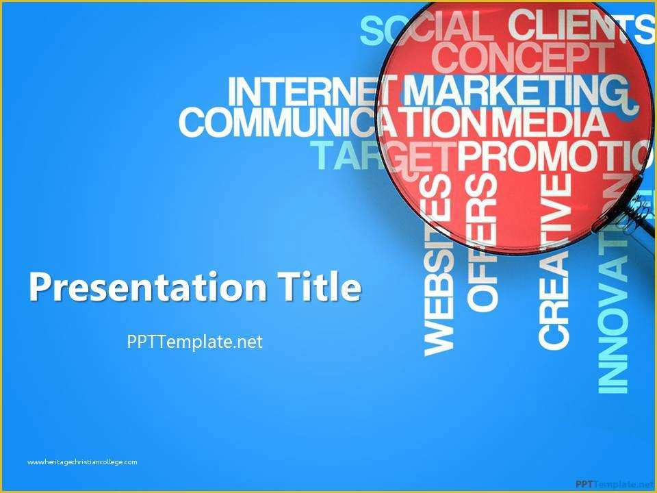 Marketing Templates Free Download Of Free Marketing Ppt Template 