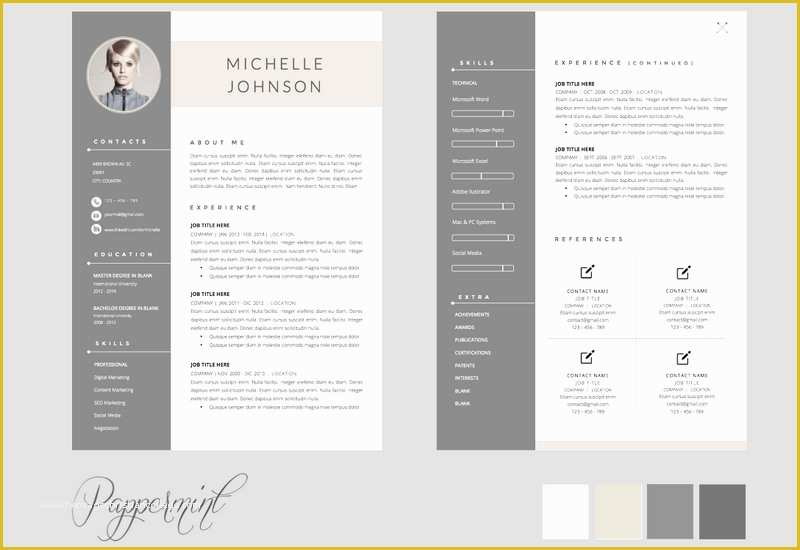 One Page Portfolio Template