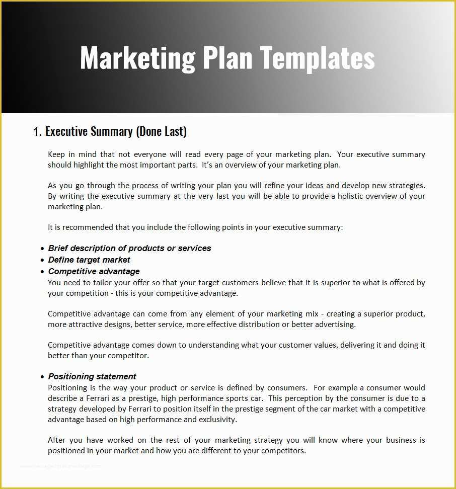 Personal Marketing Plan Template Free Of 32 Free Marketing Strategy 