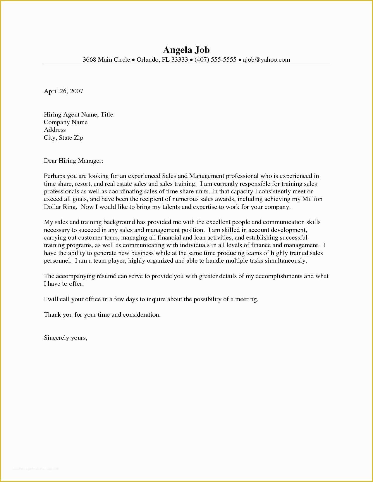 Real Estate Letter Templates