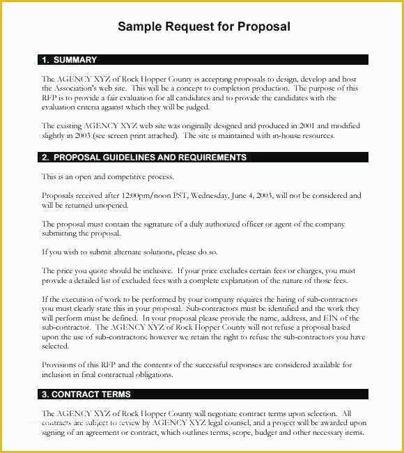 Rfq Template Free Of Template Sample Rfq Template 