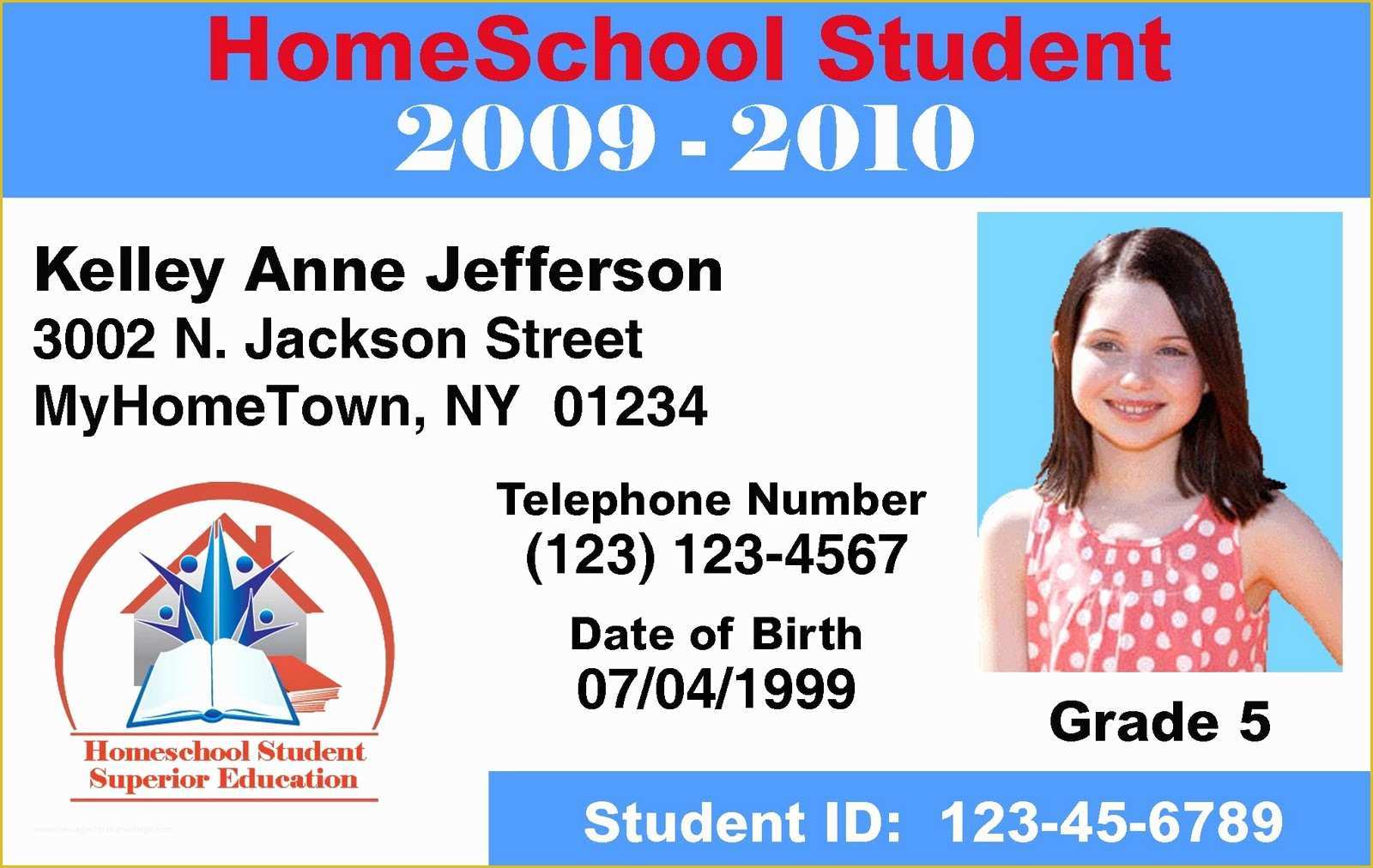 School Id Template Free Download Of Make Id Cards Id Card Printers