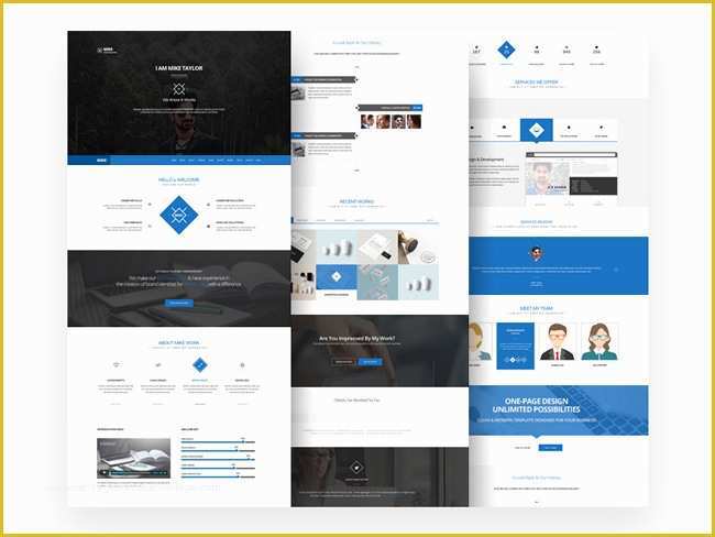  Single Page Portfolio Template Free Download Of Free Download Clean E 