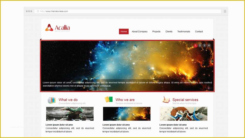 Website Templates Free Download HTML With Css Of Acalia Free Business 