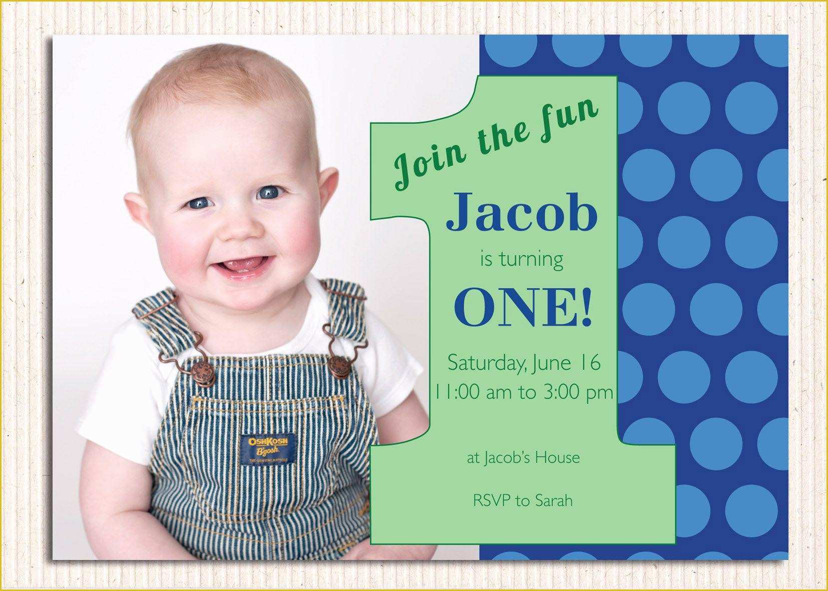  1st Birthday Invitation Template Free Download Of Free Printable 1st 