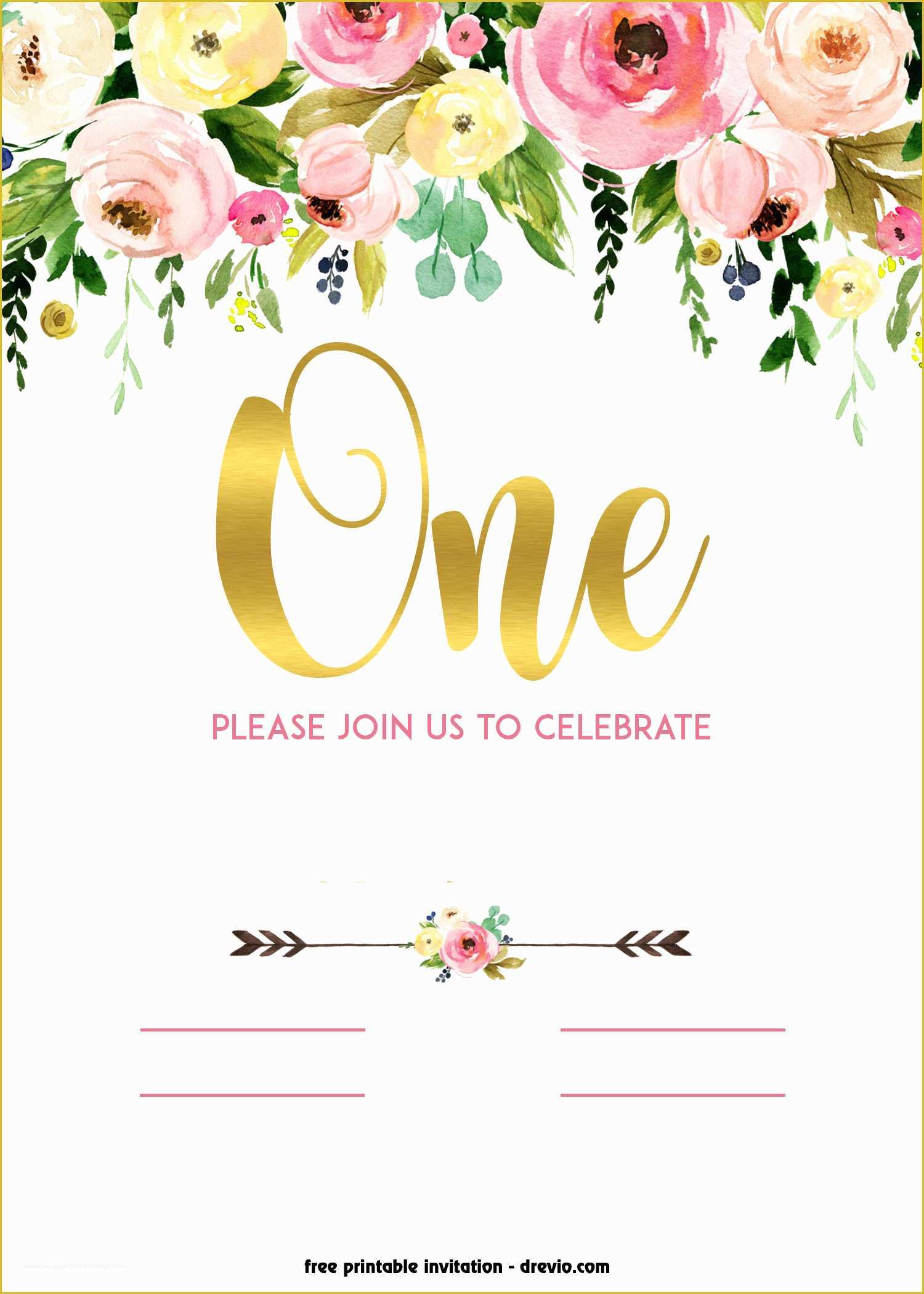 free-1st-birthday-invitation-pink-and-gold-glitter-template-1st
