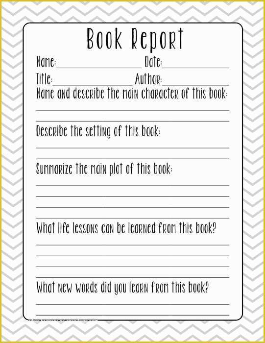 book-reports-for-third-graders