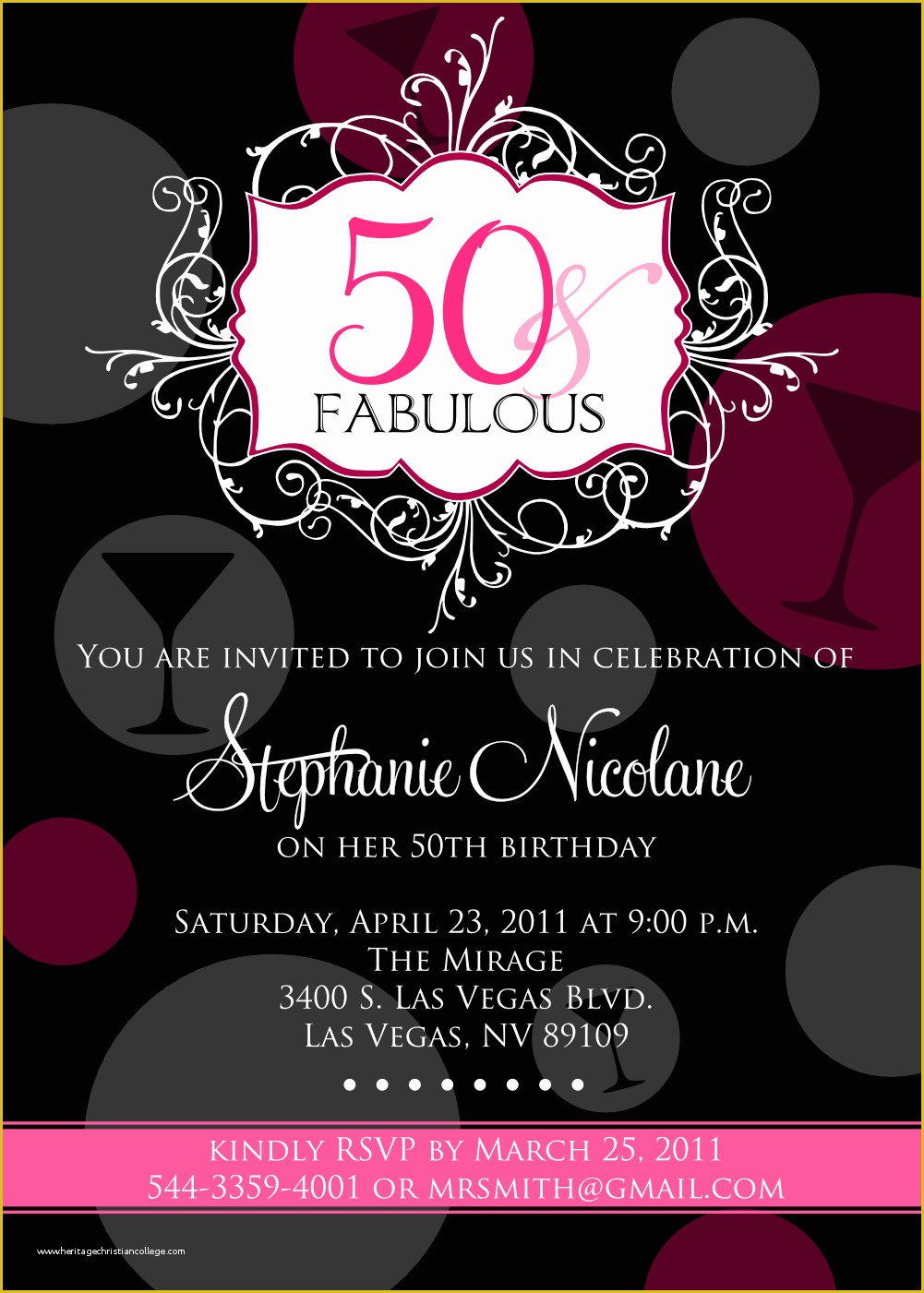 50th Birthday Invitation Templates Word Free Of 9 Free Surprise 50th