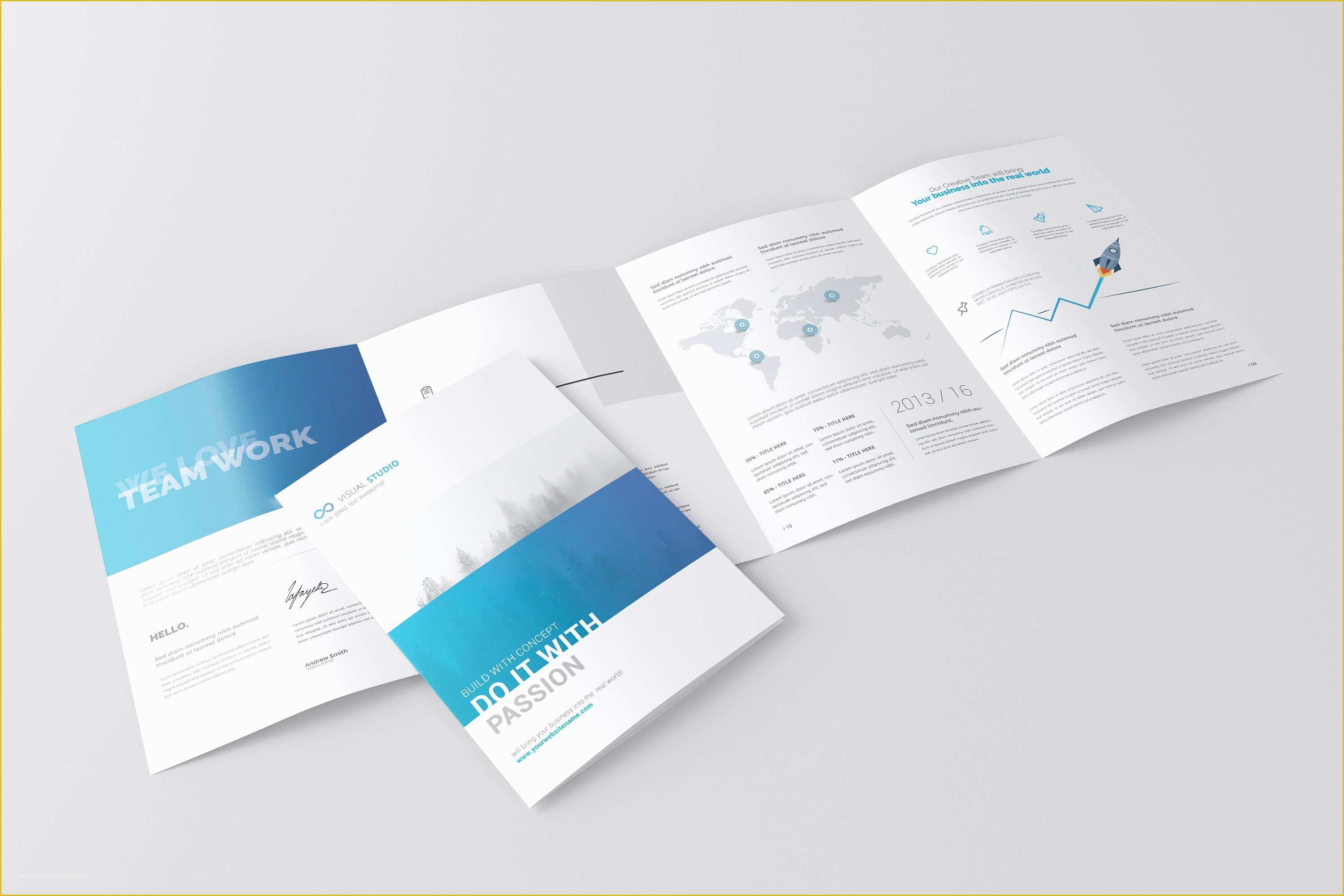 61 A4 Size Brochure Templates Psd Free Download 