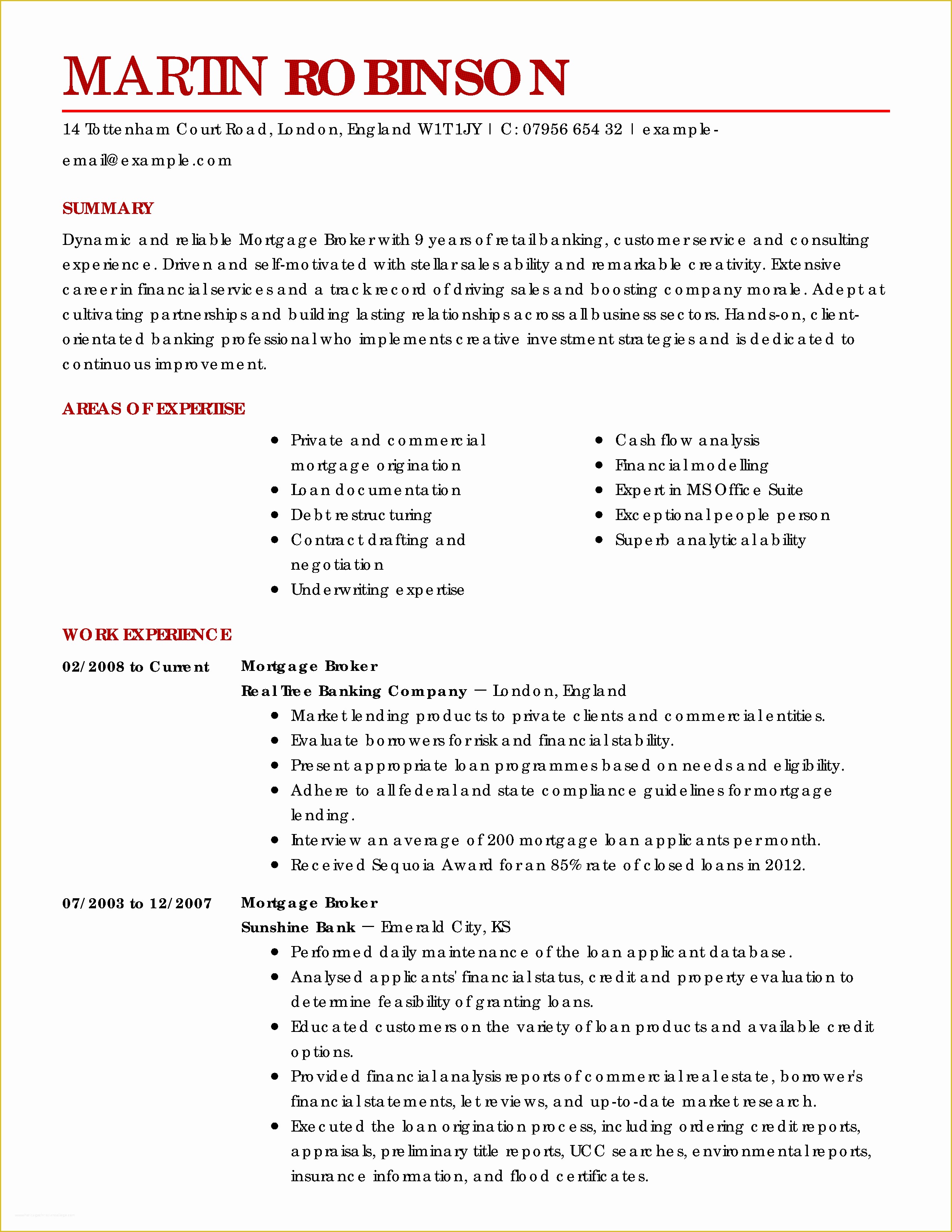 Actual Free Resume Templates Of Amazing Real Estate Resume Examples To 