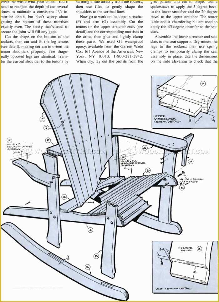 Adirondack Chair Template Free Of "old forge" Outdoor 