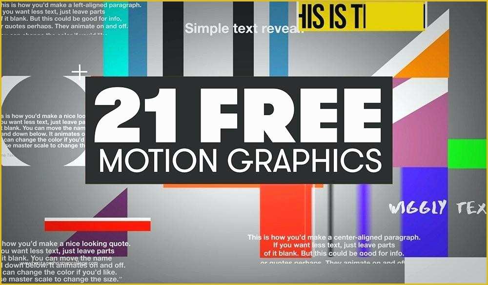  Adobe Premiere Title Templates Free Of Free Motion Graphics Templates 