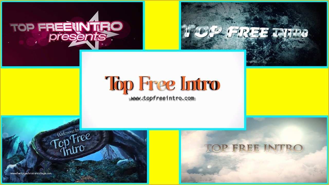  After Effects Templates Free Download Cs6 Of Top 5 after Effects Intro 