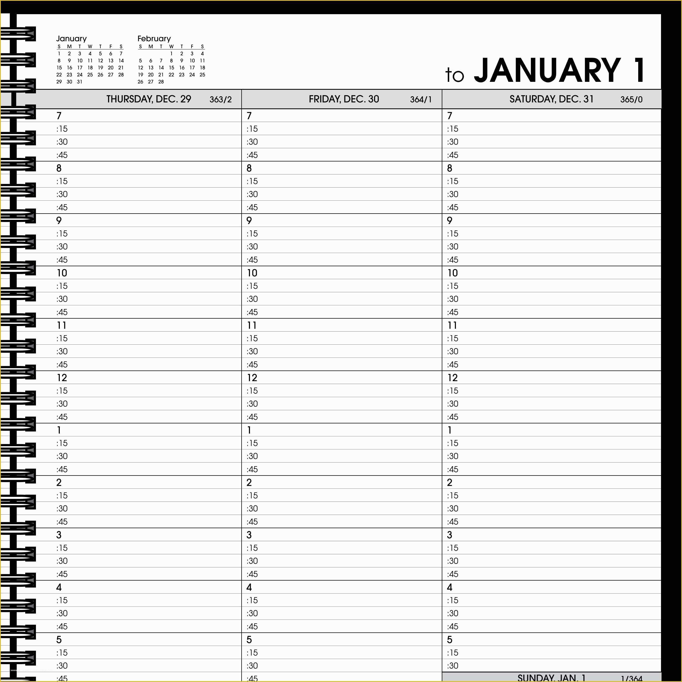 Free Printable Appointment Book