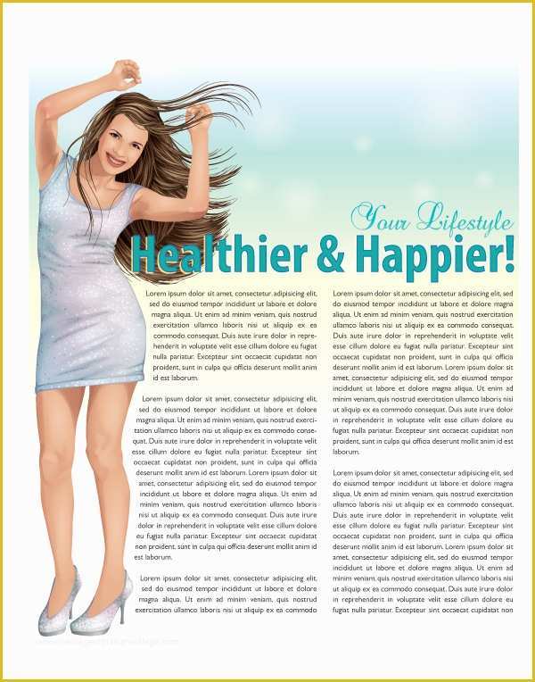 Article Website Template Free Download Of Create A Happy Illustration 