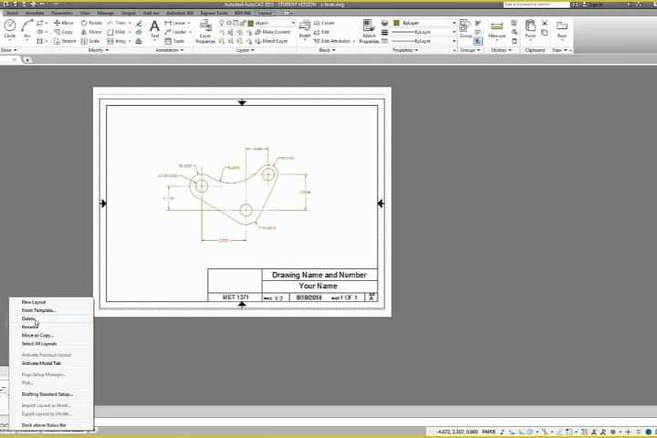 Autocad Templates Free Of Autocad 2015 Using A Titleblock Template and Creating Pdf