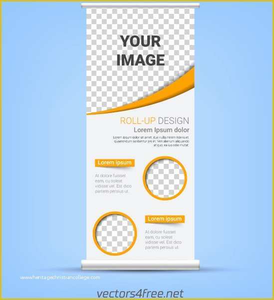 Banner Design Templates In Photoshop Free Download Of Roll Up Banner 