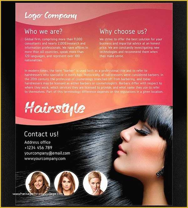 Beauty Salon Flyer Templates Psd Free Download Of 25 Hair Salon Flyer Templates Free Premium