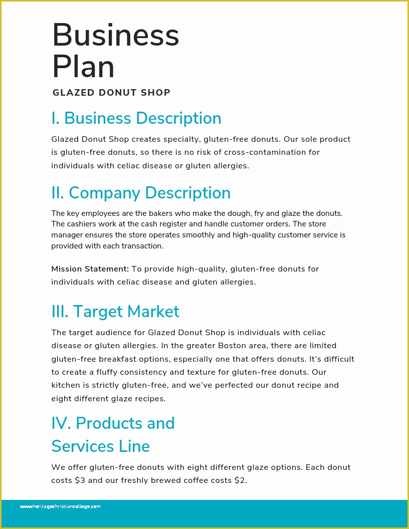 Bed And Breakfast Business Plan Template Free