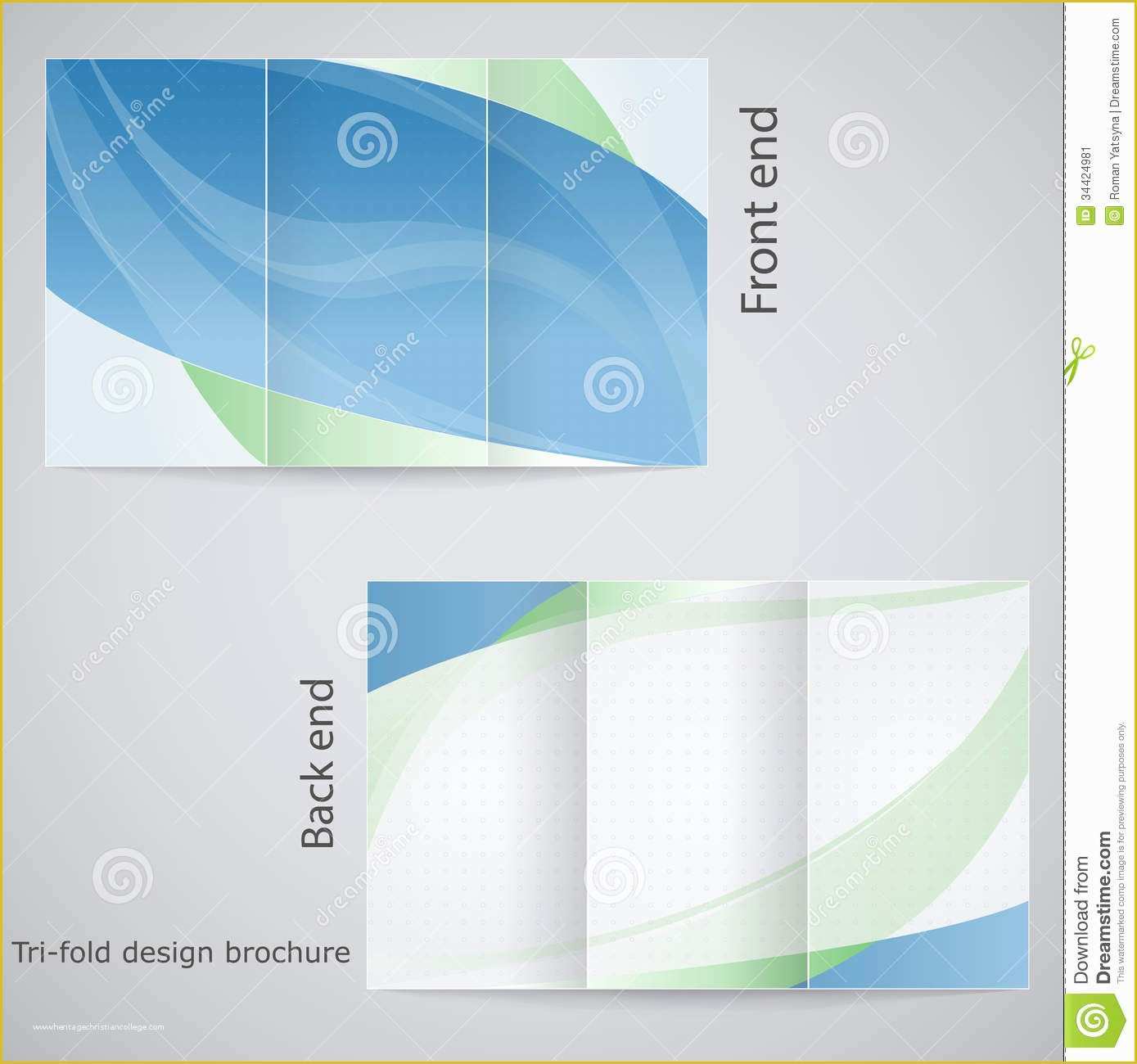 Brochure Layout Templates Free Download Of Tri Fold Brochure Design Stock Vector Illustration Of