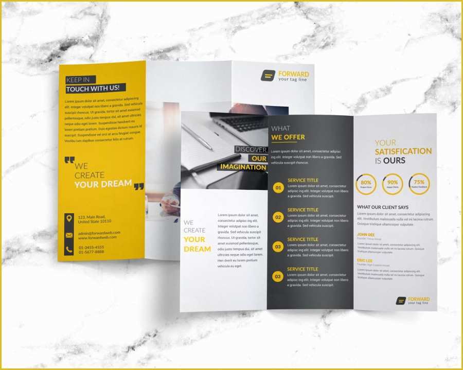 Brochure Tri Fold Template Free Download Of Creative Corporation Tri 