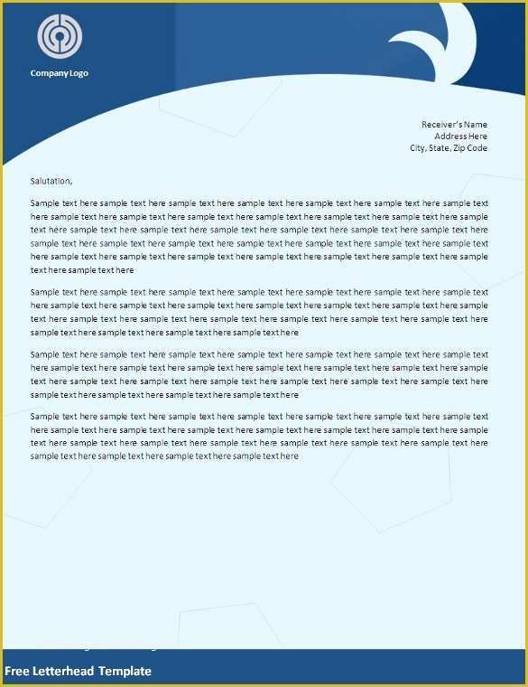 Business Stationery Templates Free Download Of 32 Word Letterhead Templates Free Samples 