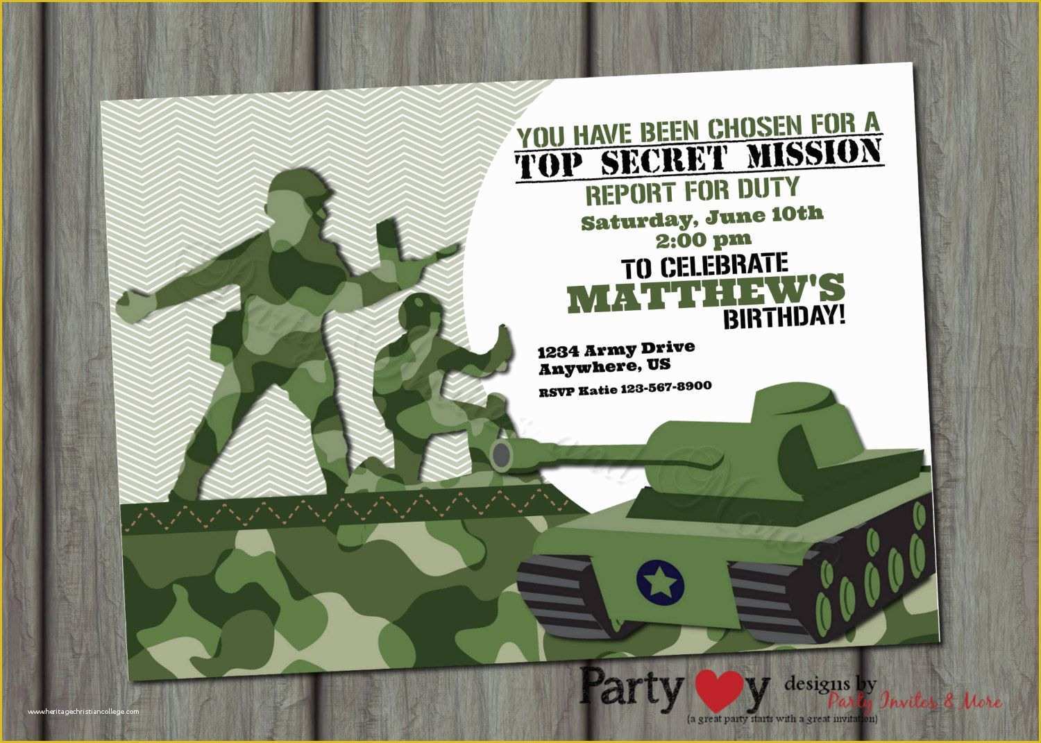 Camouflage Invitations Template Free Of Camouflage Birthday Invitations