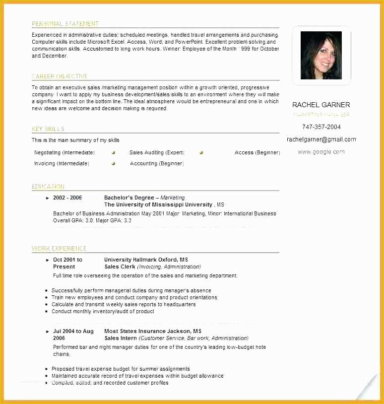 Canadian Resume Template Free Of Canadian Style Resume Template