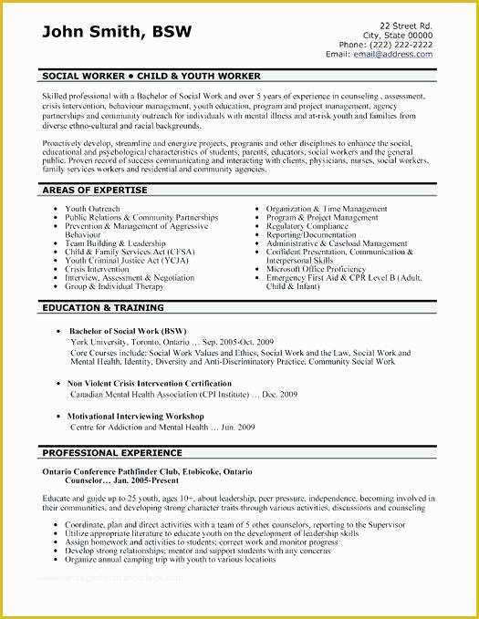 Canadian Resume Template Free Of Canadian Style Resume Template 