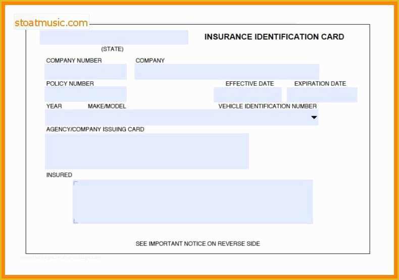 Car Insurance Template Free