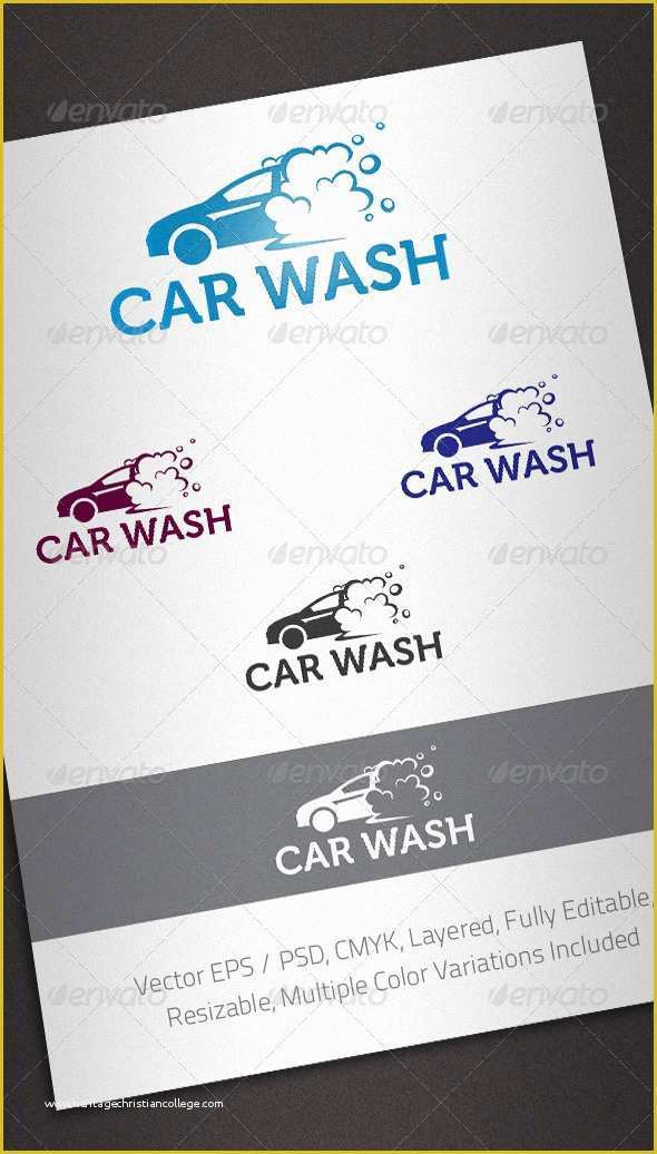  Car Wash Logo Template Free Of Car Wash Logo Template 