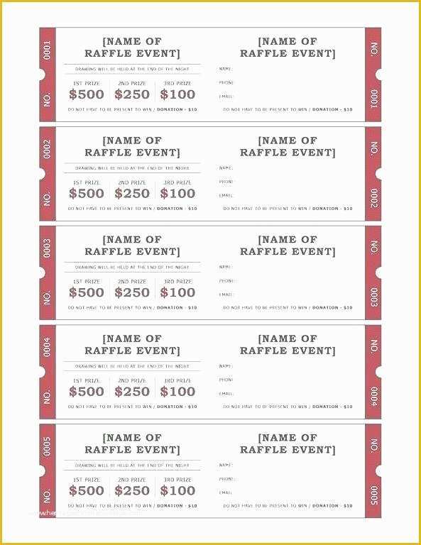 Car Wash Ticket Template Free Download Of Fundraiser Tickets Template 