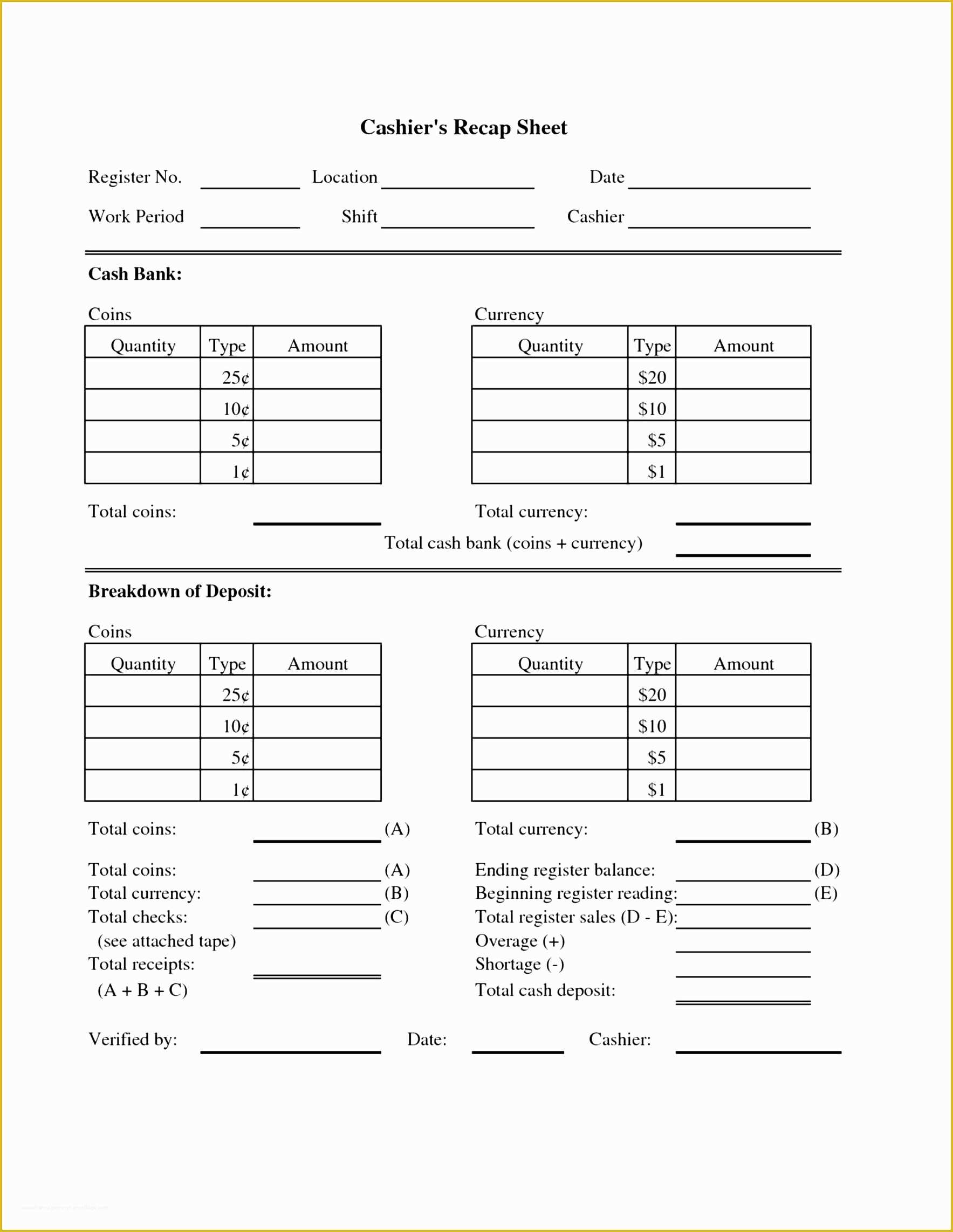 Cash Sheet Template Free Of 12 Petty Cash Log Template Examples Pdf