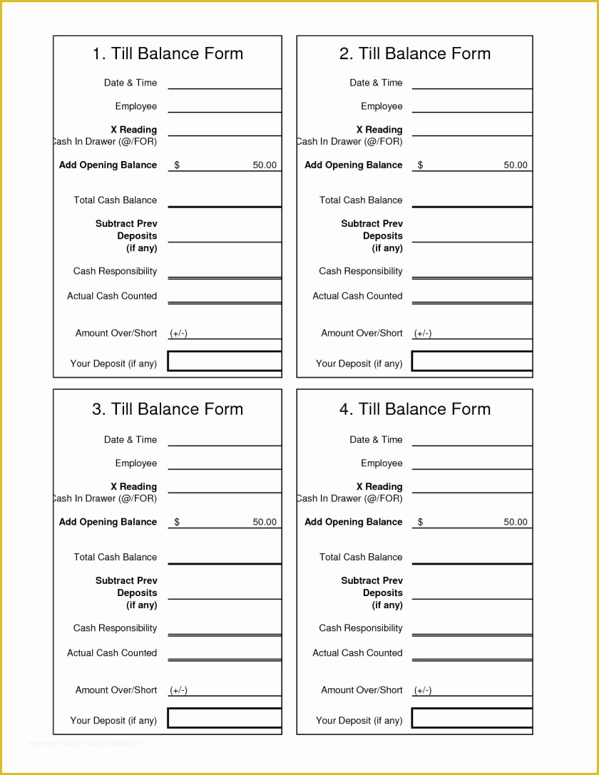 Cash Sheet Template Free Of Cash Drawer Tally Sheet Template Outstanding Free Picture