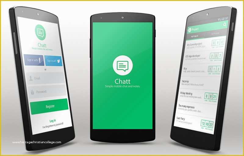 Chatting Website Template Free Download Of Chatt Android App Template 