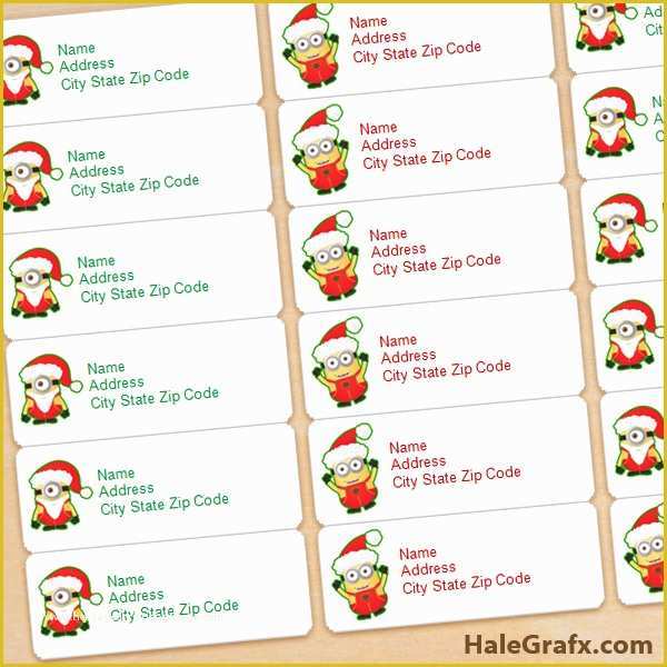 Free Christmas Address Labels Printable