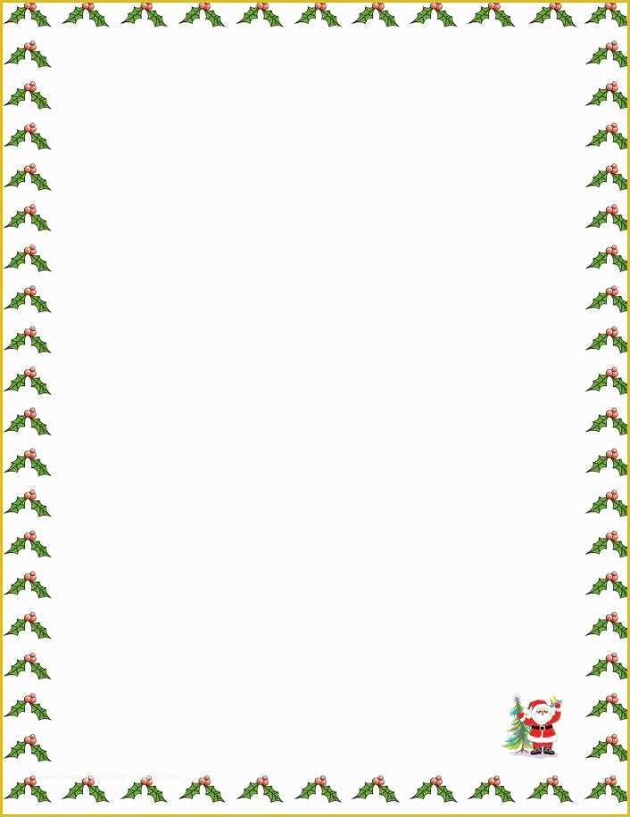 Christmas Letter Border Templates Free Of Free Christmas Letter Borders ...