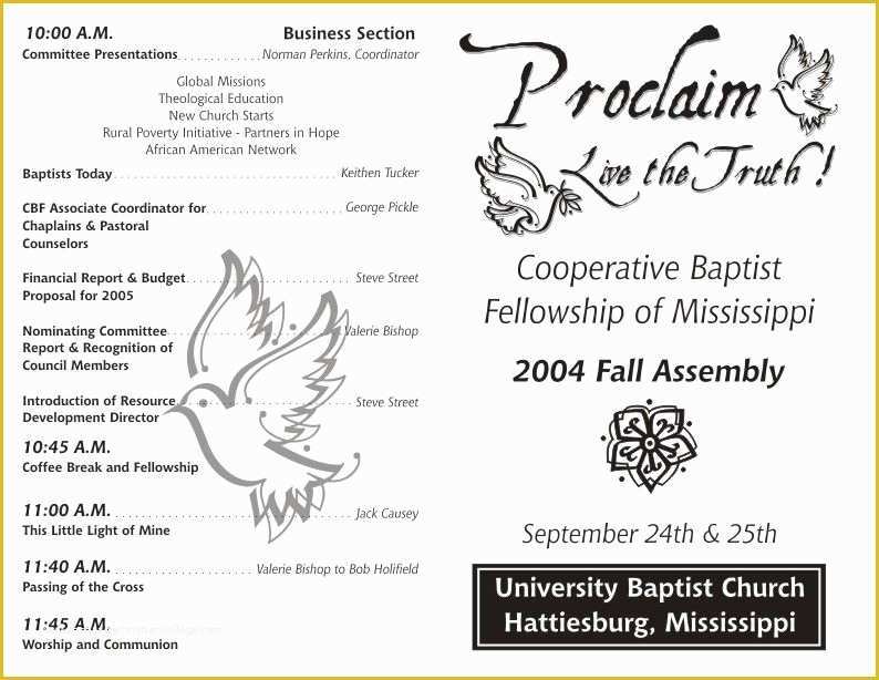 Church Anniversary Program Templates Free Of Free Printable Church