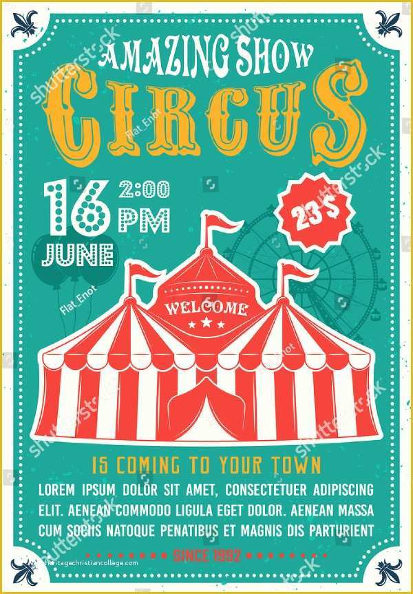  Circus Poster Template Free Download Of 23 Circus Poster Templates Free 