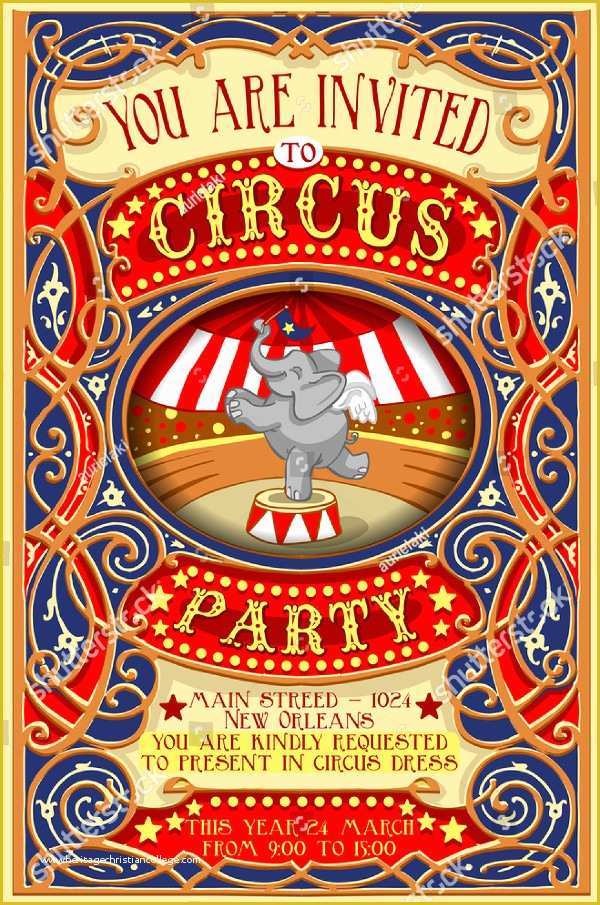  Circus Poster Template Free Download Of 23 Circus Poster Templates Free 