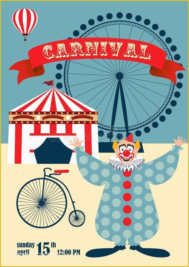  Circus Poster Template Free Download Of Vintage Carnival Circus Poster 